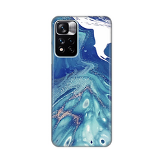 Zastitna silikonska maska (futrola) PRINT - Xiaomi Redmi Note 11 Pro Plus/Poco X4 NFC Blue Marble.
