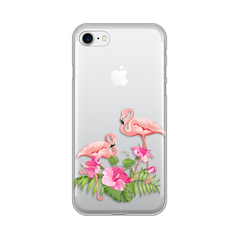 Zastitna ultra tanka (skin) maska / futrola PRINT - iPhone 7/8/SE (2020)/SE (2022) Flamingo.