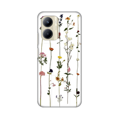 Zastitna ultra tanka (skin) maska / futrola PRINT - Realme C33 Flower.