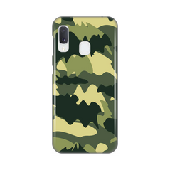Zastitna ultra tanka (skin) maska / futrola PRINT - Samsung A202 Galaxy A20E Army.