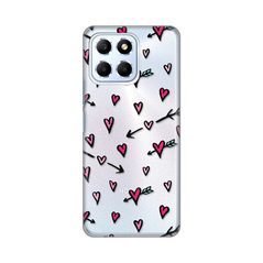 Zastitna ultra tanka (skin) maska / futrola PRINT - Huawei Honor X6 Heart Pattern.