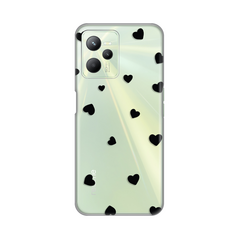 Zastitna ultra tanka (skin) maska / futrola PRINT - Realme C35 Hearts.
