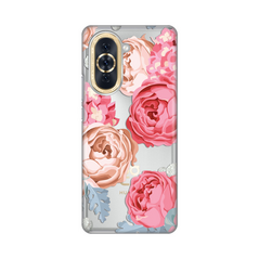 Zastitna ultra tanka (skin) maska / futrola PRINT - Huawei Nova 10 Pink Flowers.