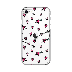 Zastitna ultra tanka (skin) maska / futrola PRINT - iPhone 7/8/SE (2020)/SE (2022) Heart Pattern.