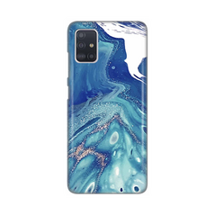 Zastitna silikonska maska (futrola) PRINT - Samsung A515F Galaxy A51 Blue Marble.
