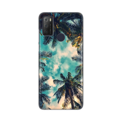 Zastitna ultra tanka (skin) maska / futrola PRINT - Alcatel 1S (2021)/3L (2021)/A1 Alpha 21 Palm tree.