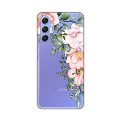 Zastitna ultra tanka (skin) maska / futrola PRINT - Samsung Galaxy A34 5G 5G Gentle Rose Pattern.