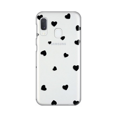 Zastitna ultra tanka (skin) maska / futrola PRINT - Samsung A202 Galaxy A20E Hearts.