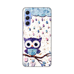 Zastitna ultra tanka (skin) maska / futrola PRINT - Samsung Galaxy A34 5G 5G Owl.