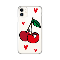 Zastitna silikonska maska (futrola) PRINT - iPhone 11 6.1 Cherry.