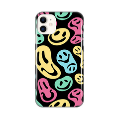 Zastitna silikonska maska (futrola) PRINT - iPhone 11 6.1 crni Color Smiles.