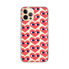 Zastitna ultra tanka (skin) maska / futrola PRINT - iPhone 12/12 Pro 6.1 Eye Heart Pattern.