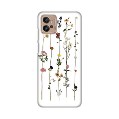 Zastitna ultra tanka (skin) maska / futrola PRINT - Motorola Moto G32 Flower.