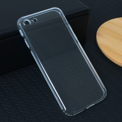 Zastitna silikonska maska (futrola) Ultra Thin with pluggy - iPhone 7/8/SE (2020)/SE (2022) Transparent.
