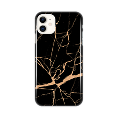 Zastitna silikonska maska (futrola) PRINT - iPhone 11 6.1 All crni.