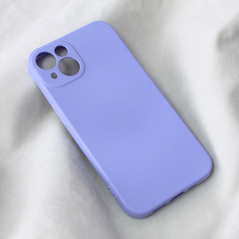 Zastitna maska (futrola) Teracell Soft Velvet - iPhone 13 ljubicasta.