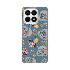 Zastitna silikonska maska (futrola) PRINT - Huawei Honor X8a Retro Blue.