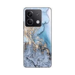 Zastitna silikonska maska (futrola) PRINT - Xiaomi Redmi Note 13 4G Blue Gold Marble.
