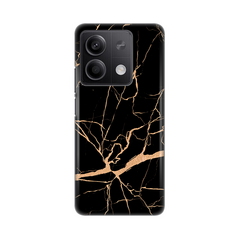 Zastitna silikonska maska (futrola) PRINT - Xiaomi Redmi Note 13 4G All crni.