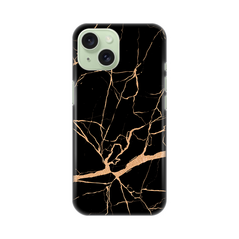 Zastitna silikonska maska (futrola) PRINT - iPhone 15 All crni.