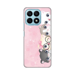 Zastitna ultra tanka (skin) maska / futrola PRINT - Huawei Honor X8a Pink cats.