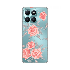 Zastitna ultra tanka (skin) maska / futrola PRINT - Huawei Honor X6a Elegant Roses.