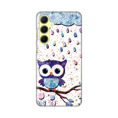 Zastitna ultra tanka (skin) maska / futrola PRINT - Samsung A556 Galaxy A55 5G Owl.