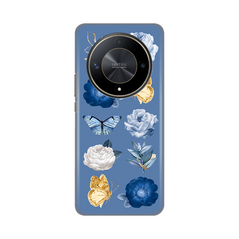 Zastitna silikonska maska (futrola) PRINT - Huawei Honor Magic 6 lite Dusty Blue.
