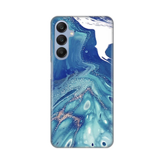Zastitna silikonska maska (futrola) PRINT - Samsung A256 Galaxy A25 5G Blue Marble.