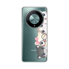 Zastitna ultra tanka (skin) maska / futrola PRINT - Huawei Honor Magic 6 lite Cats.
