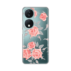 Zastitna ultra tanka (skin) maska / futrola PRINT - Huawei Honor X7b Elegant Roses.