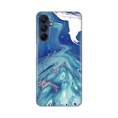 Zastitna silikonska maska (futrola) PRINT - Samsung A156 Galaxy A15 5G Blue Marble.