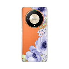 Zastitna ultra tanka (skin) maska / futrola PRINT - Huawei Honor Magic 6 lite Blue Roses.