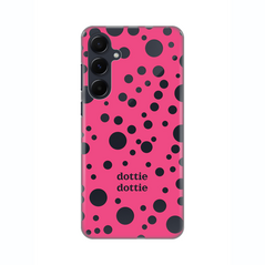 Zastitna ultra tanka (skin) maska / futrola PRINT - Samsung A556B Galaxy A55 Dottie Dottie Pink.