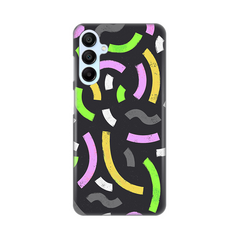 Zastitna silikonska maska (futrola) PRINT - Samsung A156 Galaxy A15 5G Happy Lines gray.