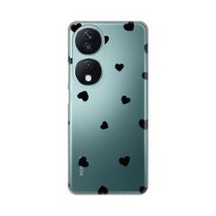 Zastitna ultra tanka (skin) maska / futrola PRINT - Huawei Honor X7b Hearts.