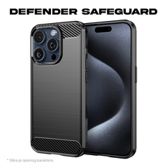 Zastitna maska (futrola) Defender Safeguard - iPhone 16 Pro Max 6.9 crna.