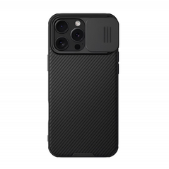 Zastitna maska (futrola) Nillkin CamShield Pro Magnetic - iPhone 16 Pro crna.