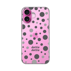 Zastitna ultra tanka (skin) maska / futrola PRINT - iPhone 16 6.1 Dottie Dottie Gray.