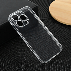 Zastitna silikonska maska (futrola) Ultra Thin with pluggy - iPhone 16 Pro Transparent.