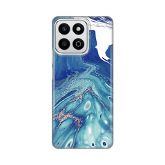 Zastitna silikonska maska (futrola) PRINT - Huawei Honor 200 Smart/Honor X7c Blue Marble.