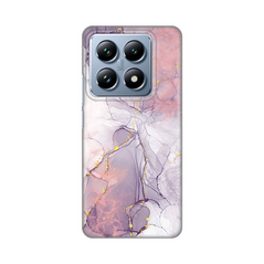 Zastitna silikonska maska (futrola) PRINT - Xiaomi 14T Pro Pink Marble.