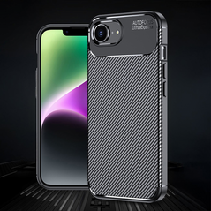 Zastitna maska (futrola) Defender Carbon - iPhone 16e 6.1 crna.