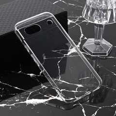 Zastitna silikonska maska (futrola) Ultra Thin - Google Pixel 8a Transparent.