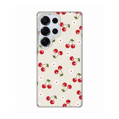 Zastitna silikonska maska (futrola) PRINT - Samsung S938 Galaxy S25 Ultra Cherry and Flowers.