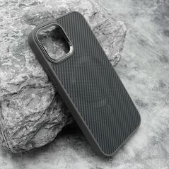 Zastitna maska (futrola) CARBON MagSafe - iPhone 12/12 Pro (6.1) siva (big camera) (MS).