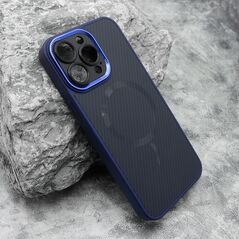 Zastitna maska (futrola) CARBON MagSafe - iPhone 15 Pro Max (6.7) plava (small camera) (MS).