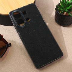 Zastitna maska (futrola) Sparkle Dust - Xiaomi Redmi Note 13 4G crna.