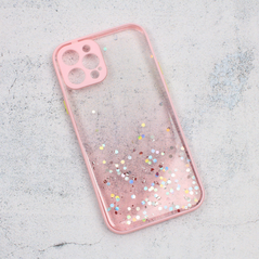 Zastitna maska (futrola) okvir Glitter - iPhone 12 Pro 6.1 roze.
