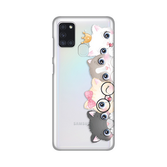 Zastitna ultra tanka (skin) maska / futrola PRINT - Samsung A217F Galaxy A21s Cats.